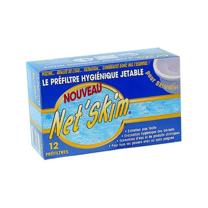 Préfiltres Jetables pour Panier de Skimmer AstralPool - Boîte de 12 Unités