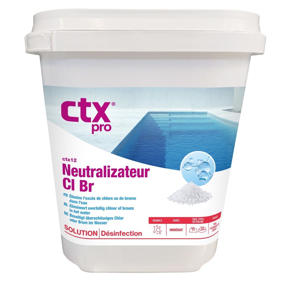 CTX 12 Neutraliseur de Chlore et Brome 6 kg