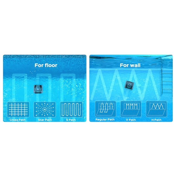 Robot piscine sans fil WYBOT S1 - Batterie 3h, fond, parois et ligne d'eau