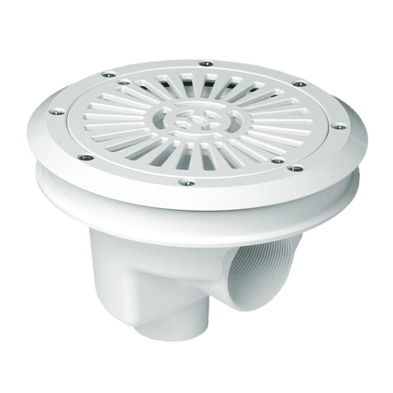 Bonde de Fond Ronde AstralPool Grille Plate - Piscines Liner