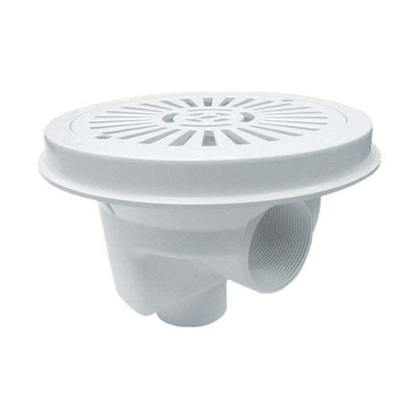 Bonde de Fond Ronde AstralPool Grille Plate - Piscines Beton