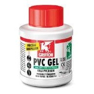 Colle PVC Gel Aqua Griffon 1 L - Sans THF Spéciale Eau Potable avec Pinceau