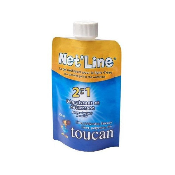 Toucan Net'Line - Gel nettoyant ligne d'eau piscine 300 ml