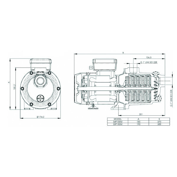 Surpresseur Pentair BoostRite 1,5 CV Monophasé - Compatible Eau Salée