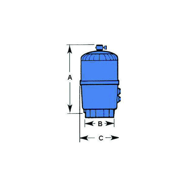Filtre à cartouche Hayward SwimClear C4030 - 22 m³/h - 4 éléments