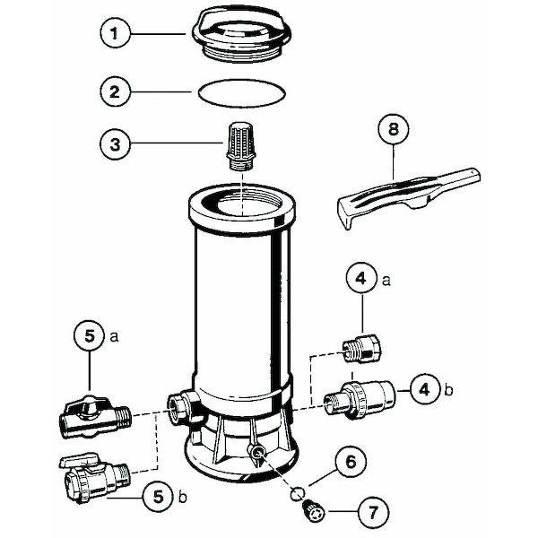 Doseur automatique chlore / brome Hayward C0500EXPE 14 kg