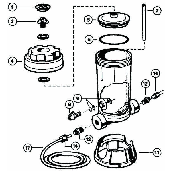 Chlorinateur Hayward CL220EURO 4 kg by-pass - Piscine jusqu'à 150 m³