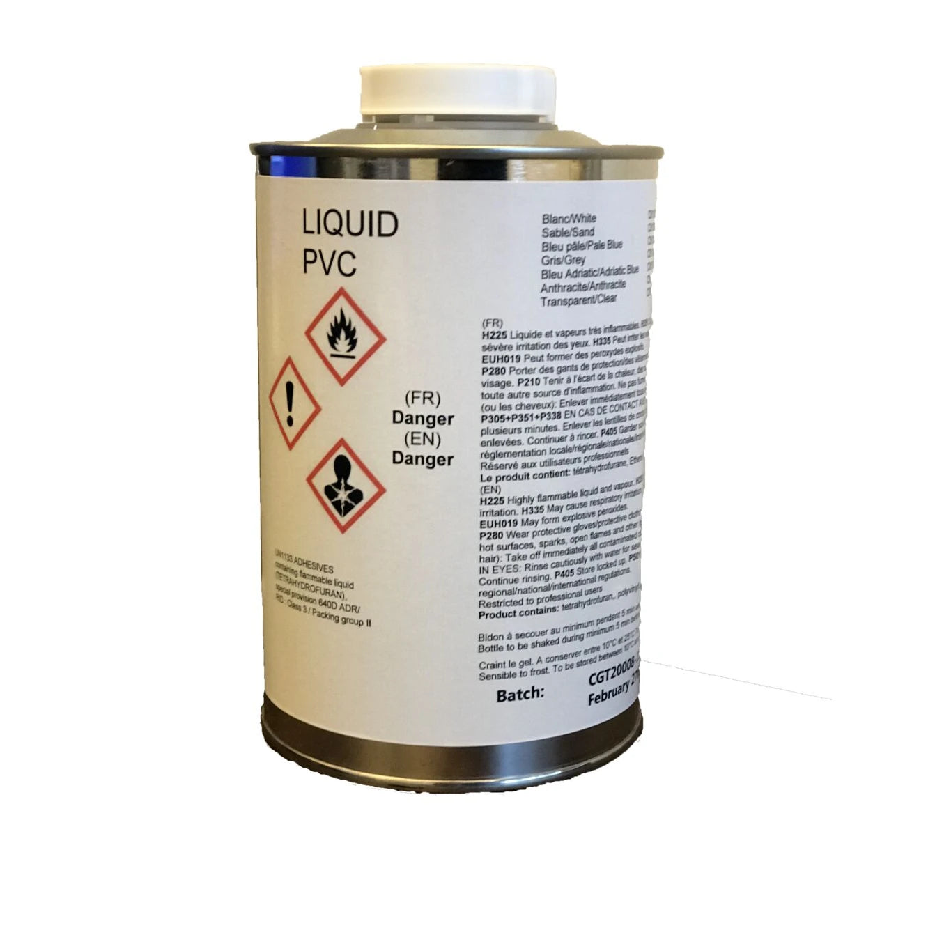 PVC Liquide Aquacolor Sable 1 L — Joint Liner PVC Armé Piscine