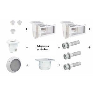 Kit Pieces a Sceller AstralPool - Piscine 8x4m 60m3