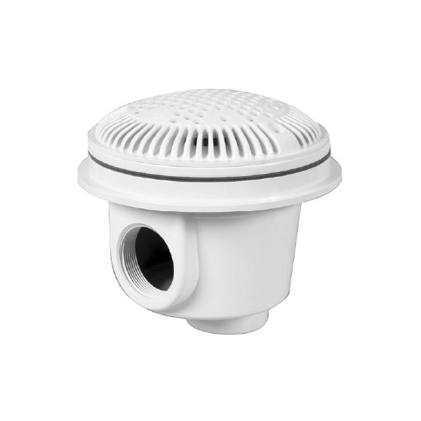 Hayward Bonde de fond antivortex piscine béton 2 pouces - ABS blanc