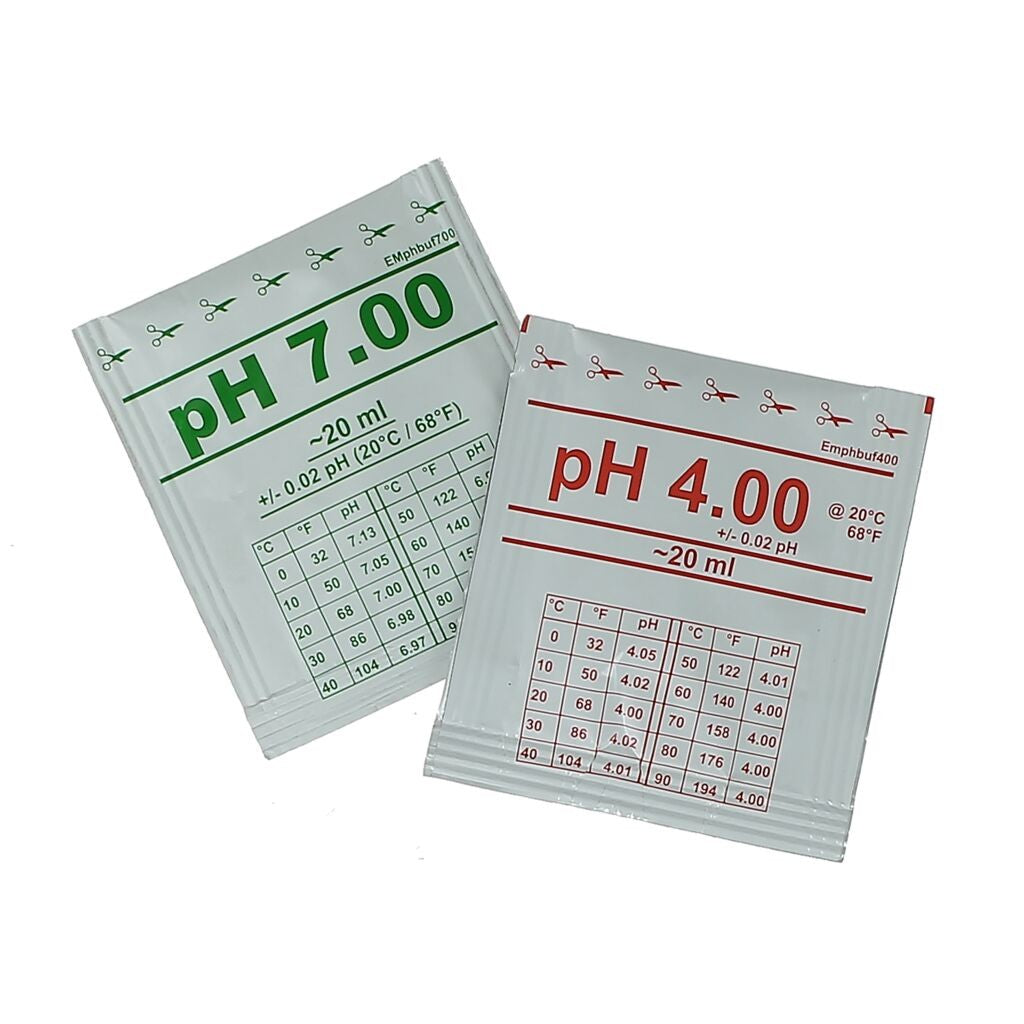 Solutions Tampons pH 4 et pH 7 Zodiac - Lot 6+6