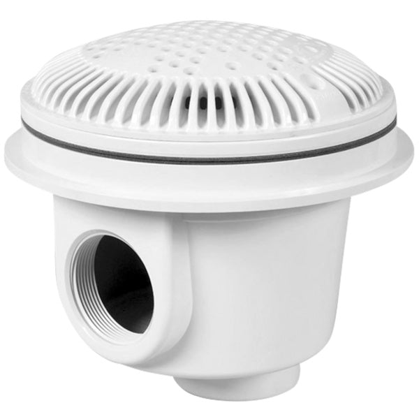 Hayward Bonde de fond anti-vortex liner 2" blanche - 15 m³/h ABS anti-UV