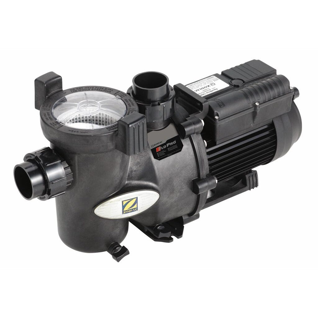 Pompe de Filtration FloPro 100M Zodiac — Monovitesse 1 HP Monophasée