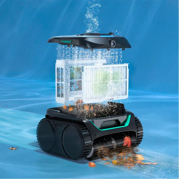 Robot de Piscine Sans Fil Wybot C2 Pro Vision — IA & 200 m²