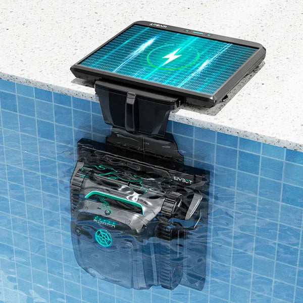 Robot de Piscine Solaire Wybot S2 Solar Vision — IA & Station Solaire