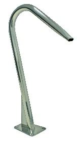 Canon Bouche Plate Inox AISI 316L pour Piscine