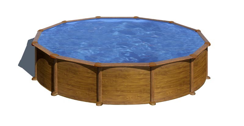 Piscine Hors-Sol Acier Ronde MAURITIUS Ø550 × 132 cm