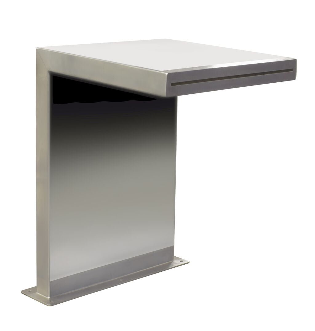 Cascade Droite pour Piscine avec Ancrage
