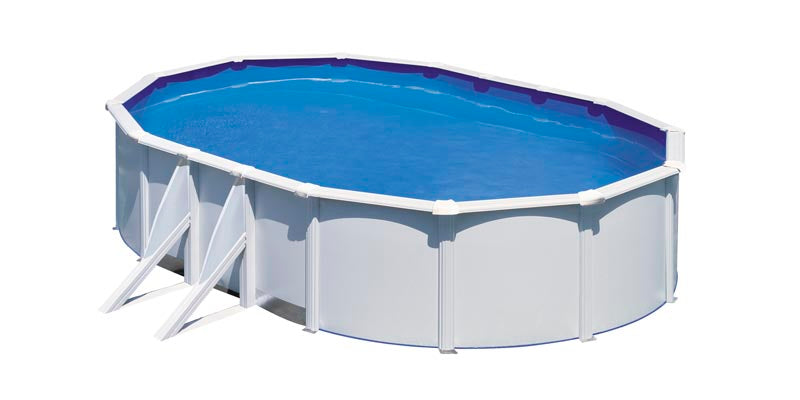 Piscine Hors-Sol Acier Ovale FIDJI 610 × 375 × 120 cm