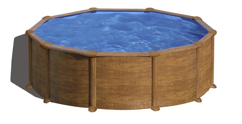 Piscine Hors-Sol Acier Ronde MAURITIUS Ø460 × 132 cm