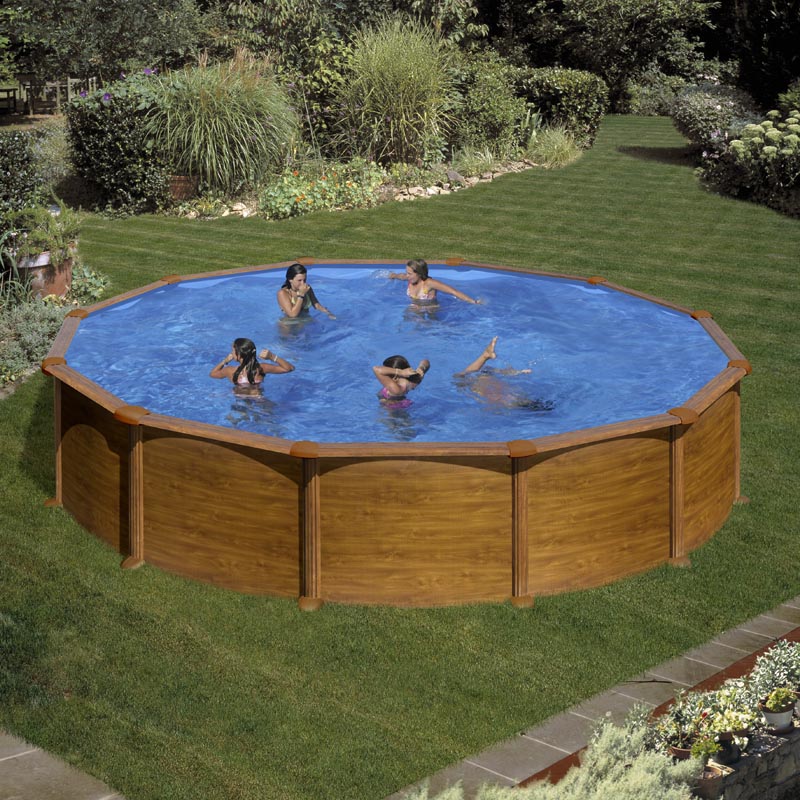 Piscine Hors-Sol Acier Ronde MAURITIUS Ø460 × 132 cm