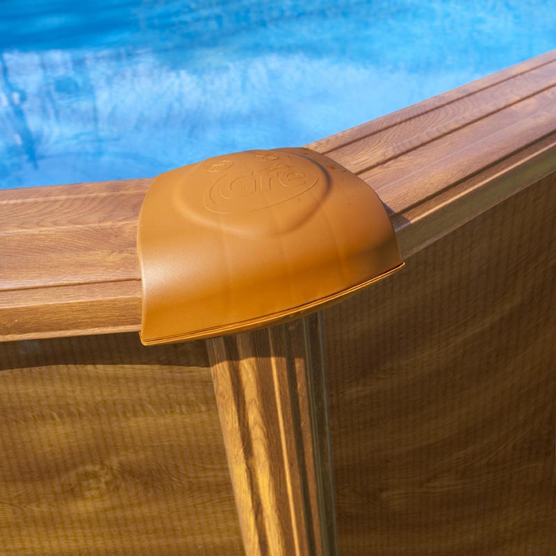Piscine Hors-Sol Acier Ronde MAURITIUS Ø550 × 132 cm