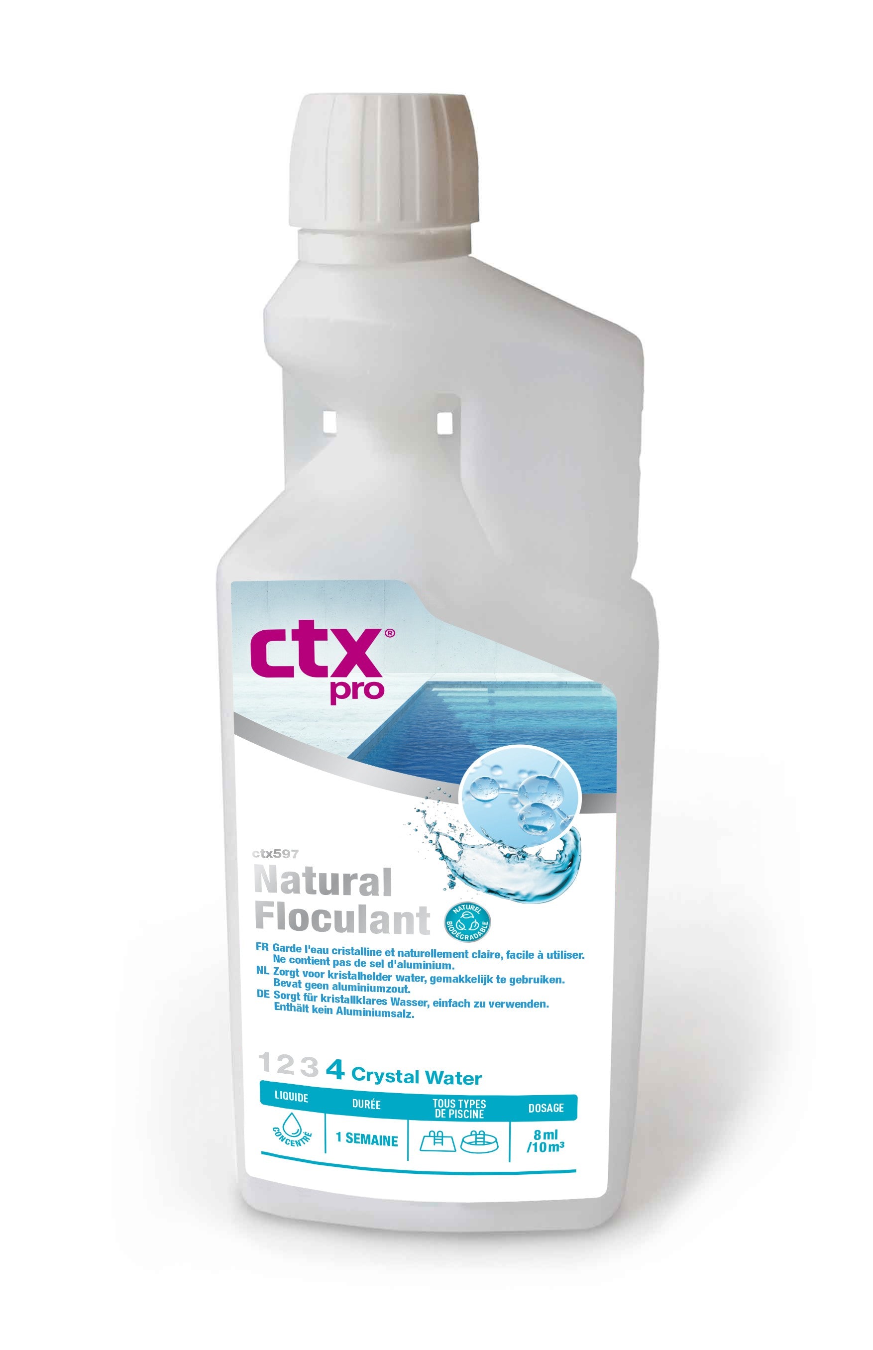 CTX-597 Natural Floculant - 1 L - Floculant Naturel