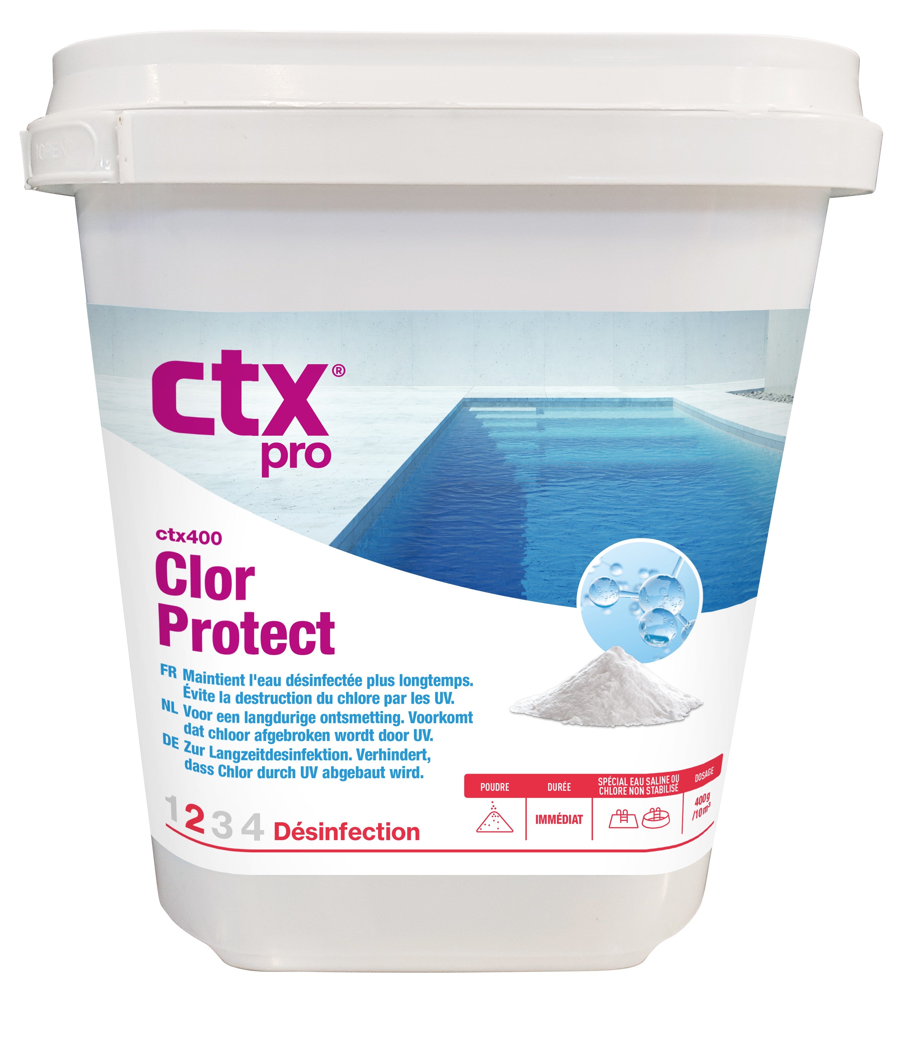CTX-400 ClorProtect Stabilisant Chlore - 4,5 kg