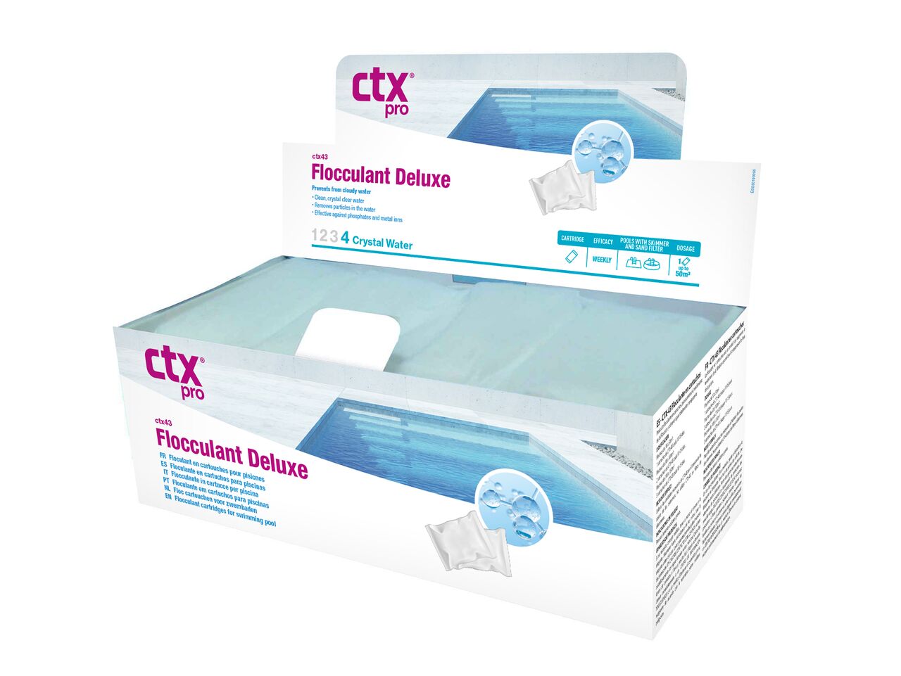CTX-43 Floculant Deluxe Sachets - 1 kg (8x125g)