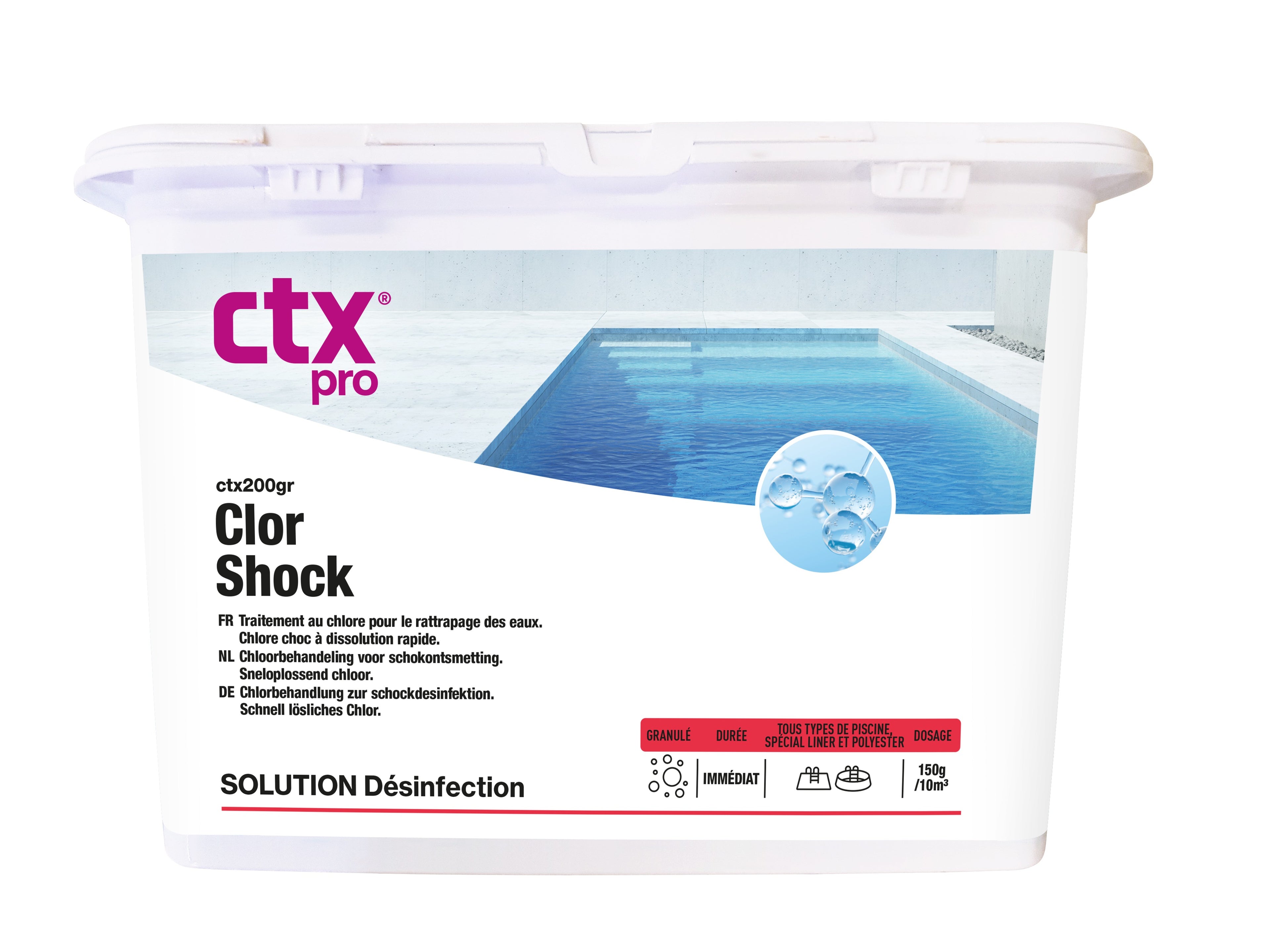 CTX-200 Chlore Rapide Granulés ClorShock - 1 kg