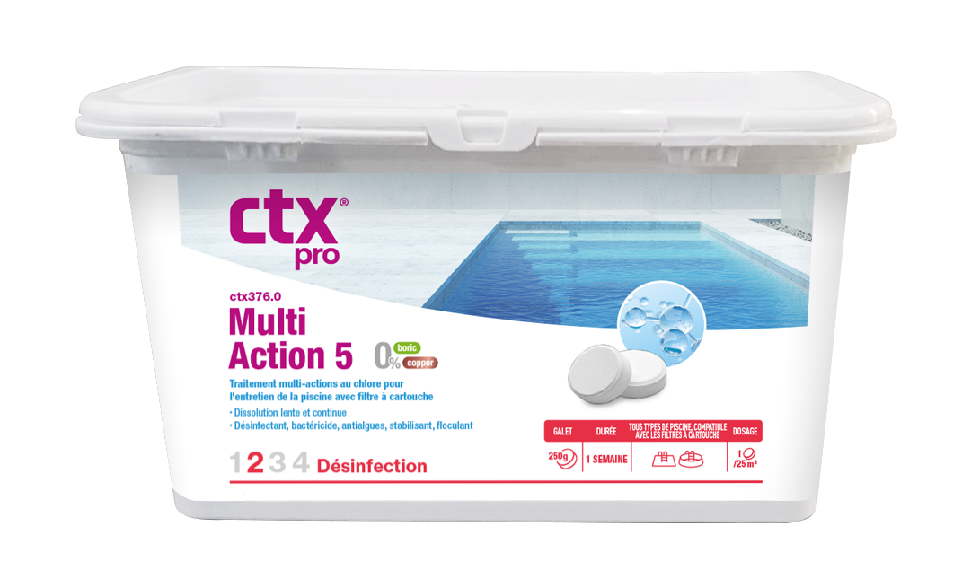 CTX-376.0 MultiAction 5 Galets 250 g - 1 kg - Sans Borique