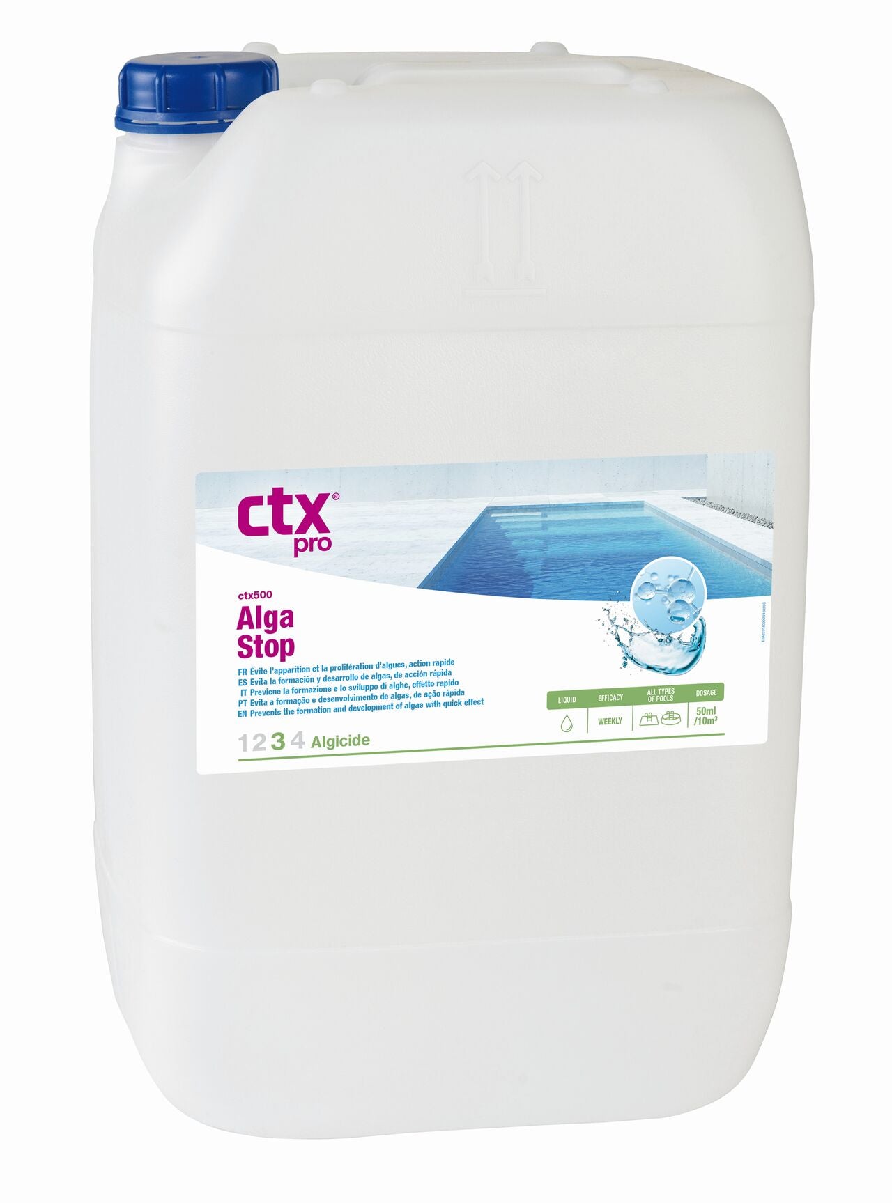 CTX-500 AlgaStop Anti-Algues - 25 L - Format Pro
