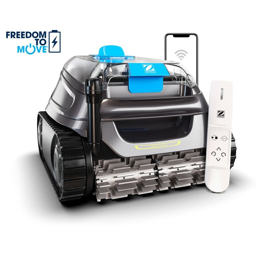 Robot Piscine Sans Fil Zodiac Freedom+ Control - Télécommande Fond Parois Ligne d'eau - Image 1