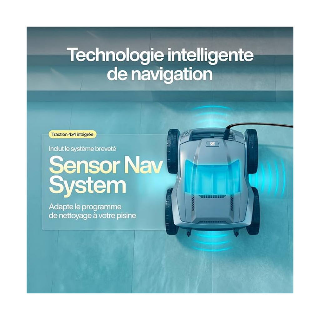 Robot piscine Zodiac Alpha OA 6600 iQ — Sensor Nav 4WD App iAquaLink
