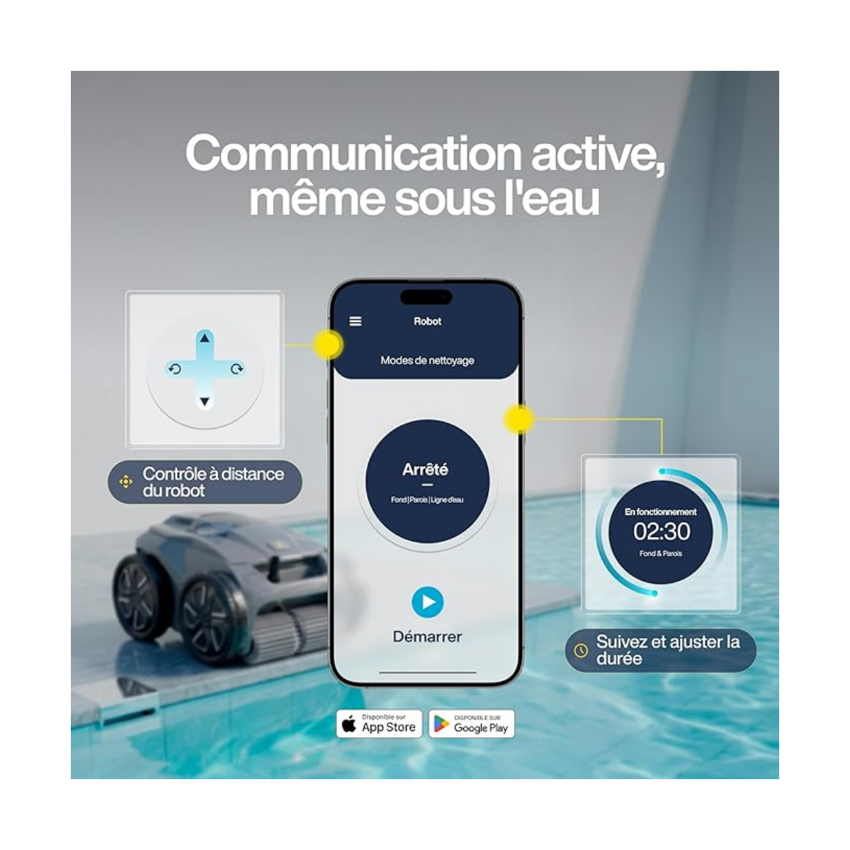 Robot piscine Zodiac Alpha OA 6600 iQ — Sensor Nav 4WD App iAquaLink