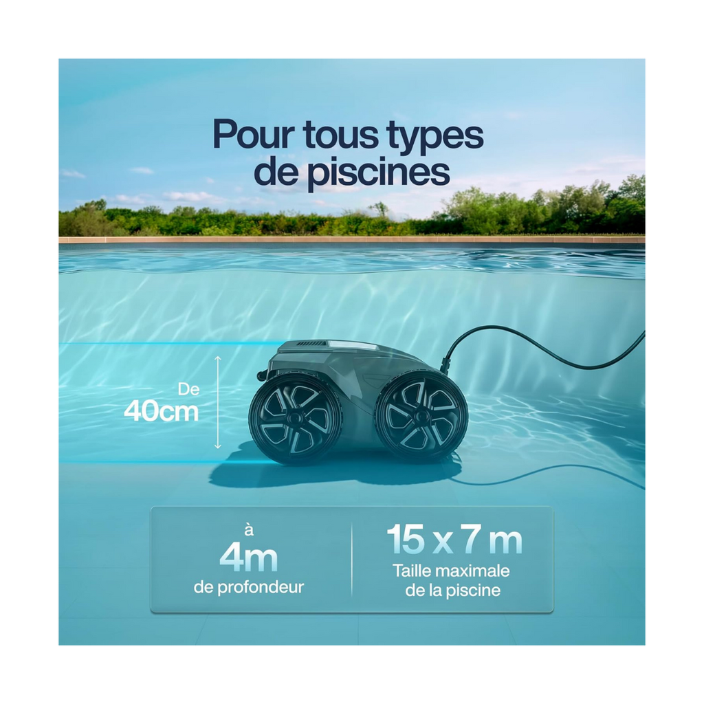 Robot piscine Zodiac Alpha OA 6600 iQ — Sensor Nav 4WD App iAquaLink