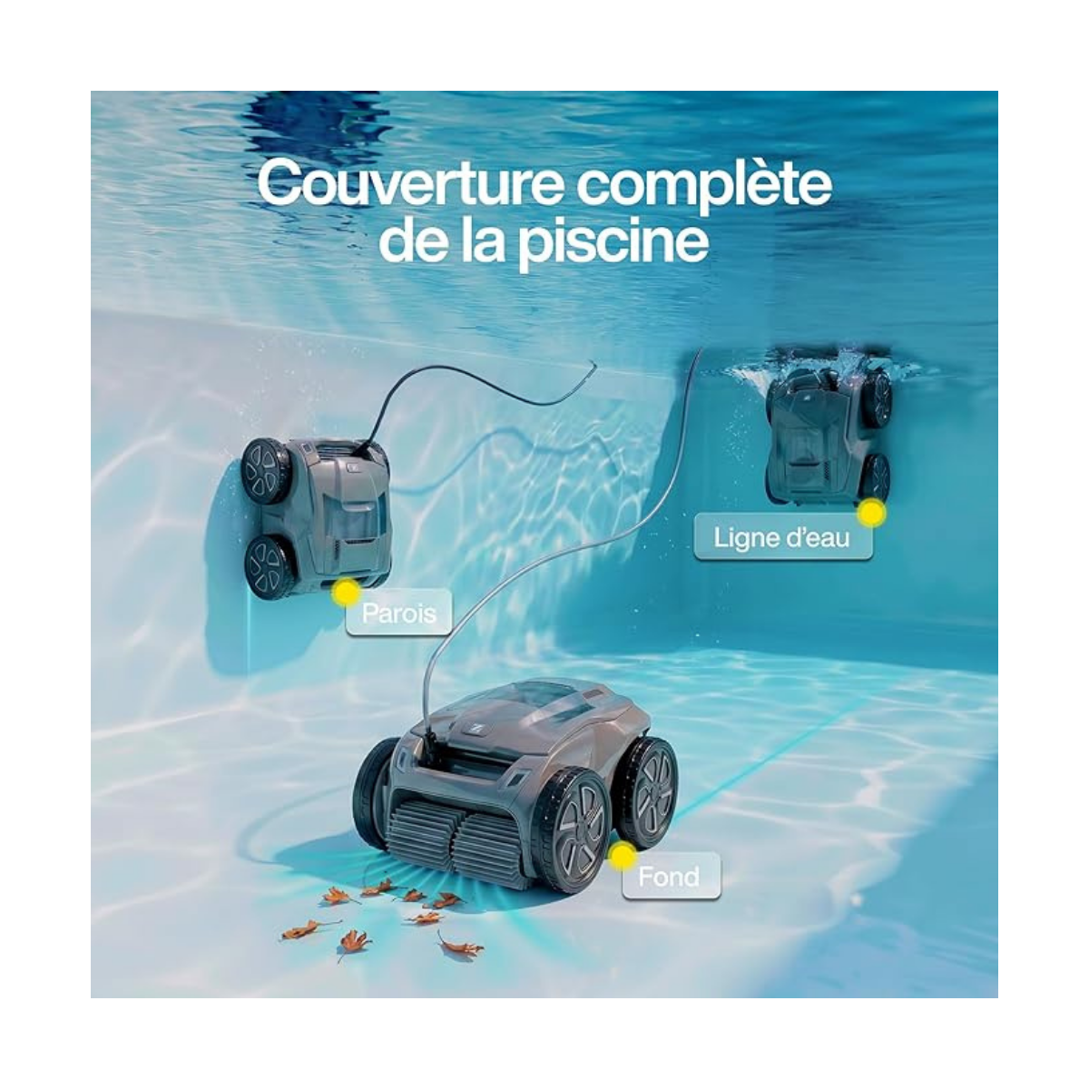 Robot piscine Zodiac Alpha OA 6600 iQ — Sensor Nav 4WD App iAquaLink
