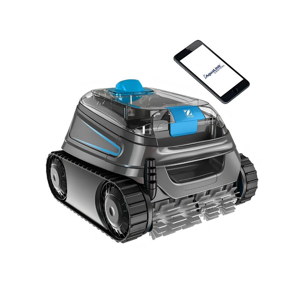 Robot piscine Zodiac CNX 30 iQ — Fond, parois et ligne d'eau App iAquaLink
