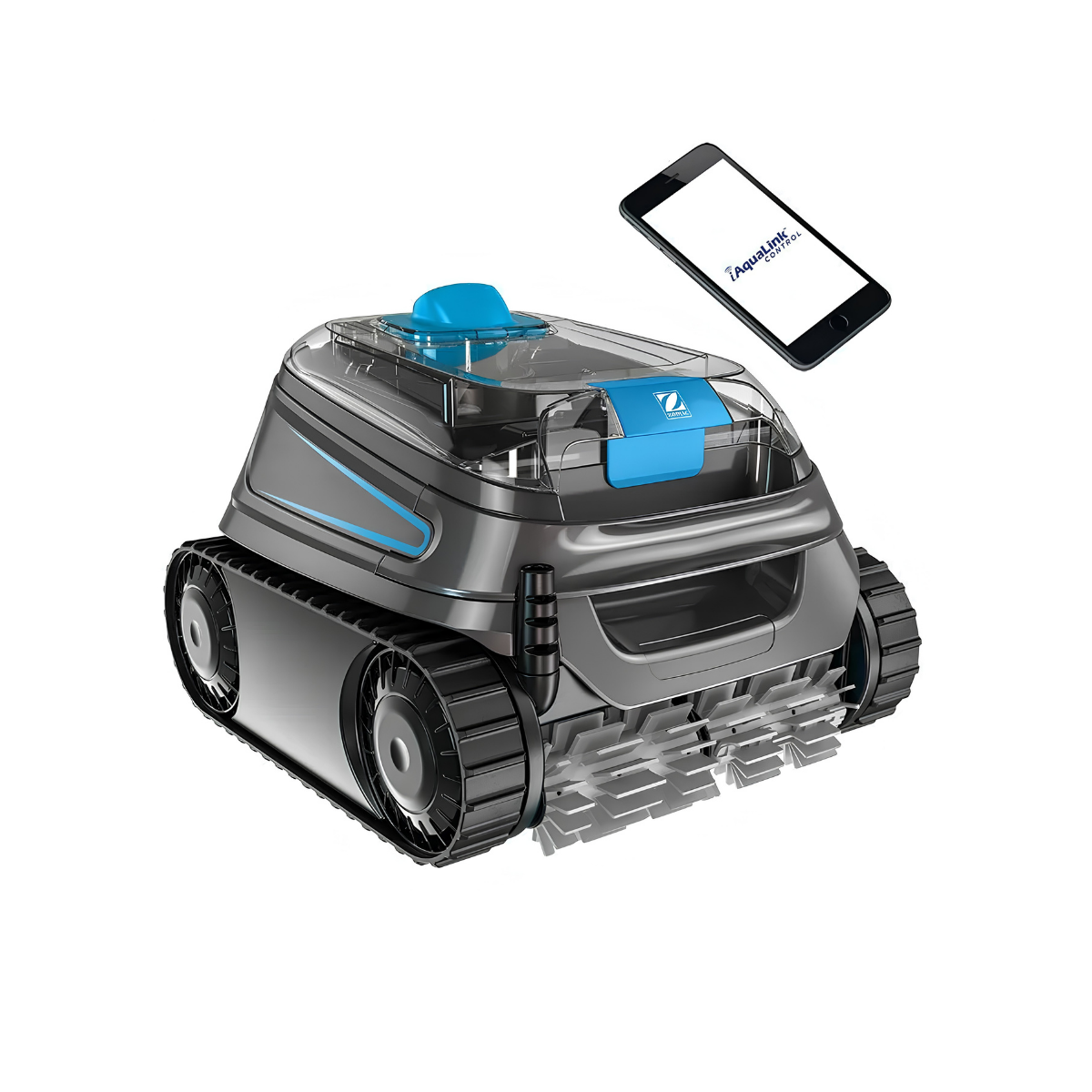 Robot piscine Zodiac CNX 30 iQ — Fond, parois et ligne d'eau App iAquaLink
