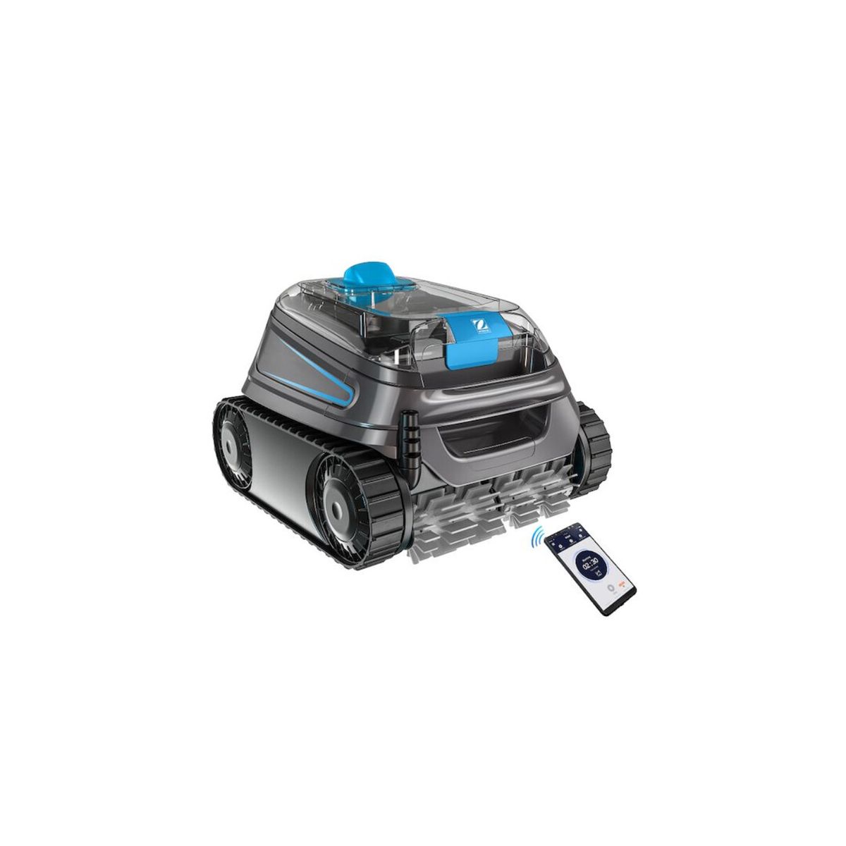 Robot piscine Zodiac CNX 50 iQ — Piscine 15 x 7 m App iAquaLink