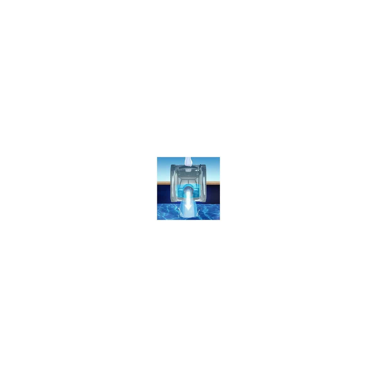 Robot piscine Zodiac CNX 50 iQ — Piscine 15 x 7 m App iAquaLink